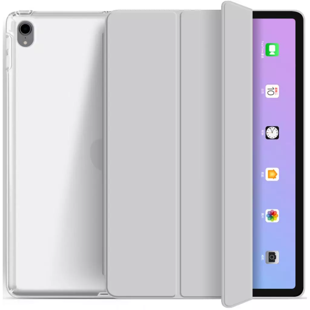 Чехол для планшета BeCover Tri Fold Soft TPU Apple iPad Air 10.9 2020/2021 Gray (705506)