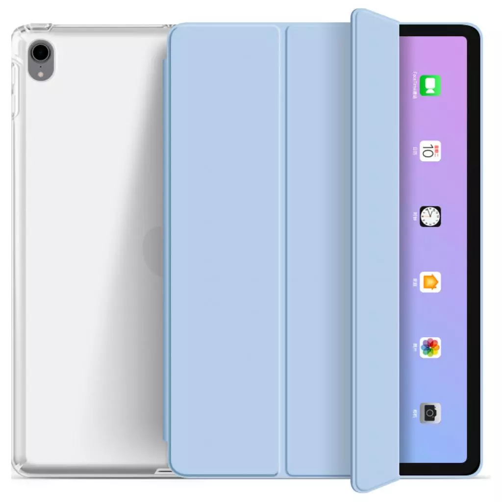 Чехол для планшета BeCover Tri Fold Soft TPU Apple iPad Air 10.9 2020/2021 Light Blue (705507)