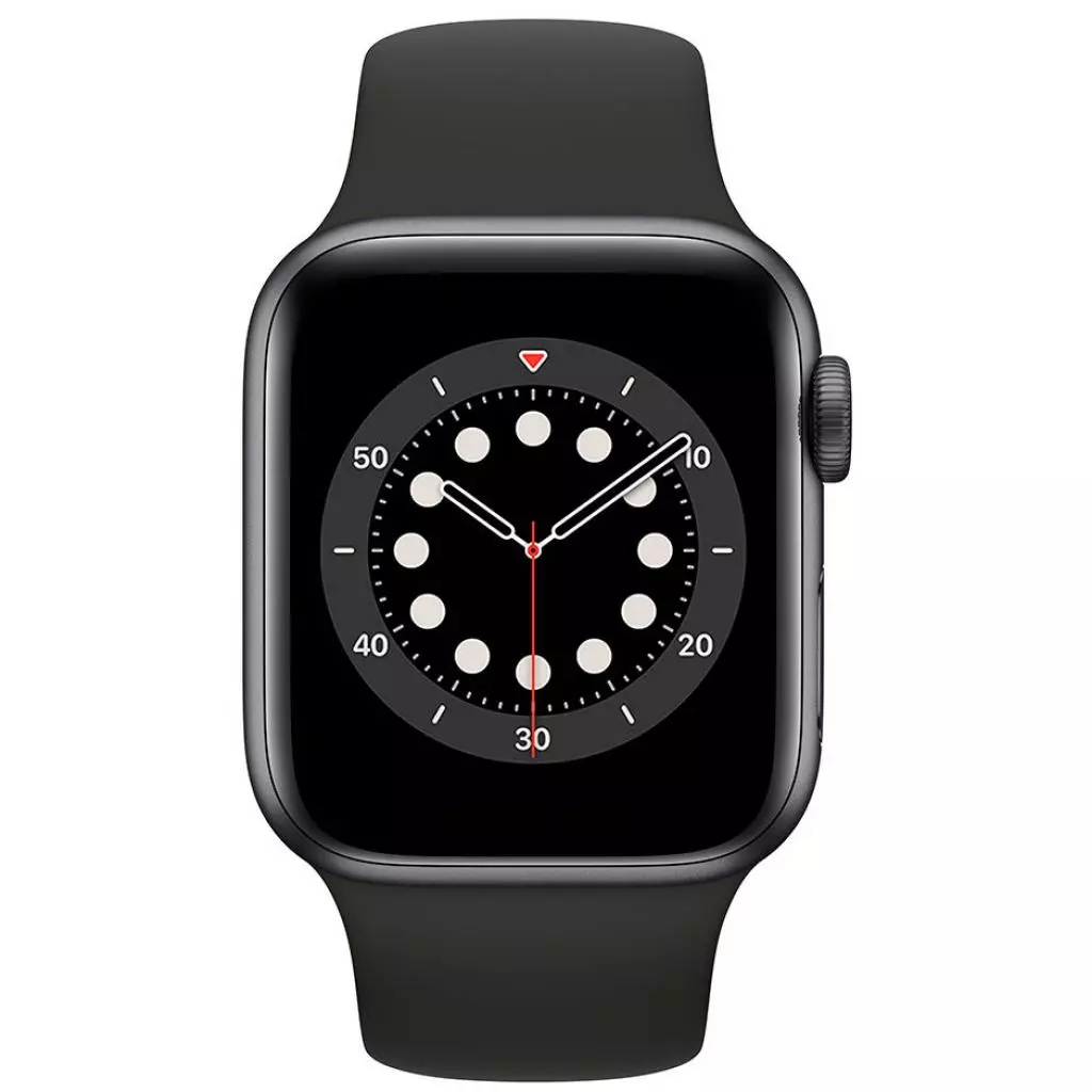 Смарт-часы Apple Watch Series 6 GPS, 40mm Space Gray Aluminium Case with Blac (MG133GK/A) - 1