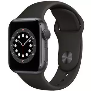 Смарт-часы Apple Watch Series 6 GPS, 40mm Space Gray Aluminium Case with Blac (MG133GK/A)