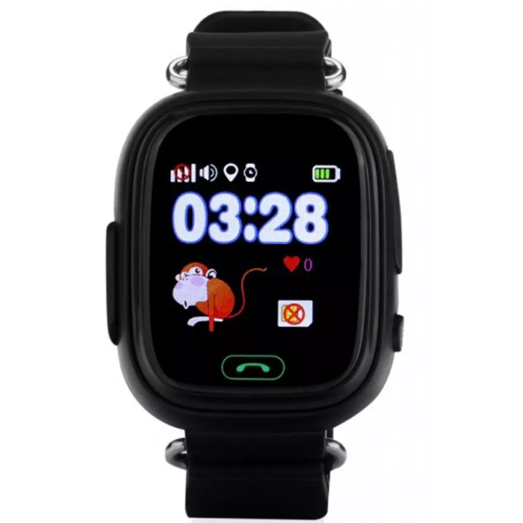 Смарт-часы GoGPS K04 Black Детские GPS часы-телефон (K04BK)