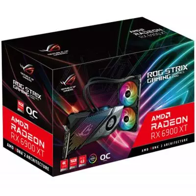 Видеокарта ASUS Radeon RX 6900 XT 16Gb ROG STRIX LC OC GAMING (ROG-STRIX-LC-RX6900XT-O16G-GAMING) - 3 Видеокарта ASUS Radeon RX 6900 XT 16Gb ROG STRIX LC OC GAMING (ROG-STRIX-LC-RX6900XT-O16G-GAMING) - 3