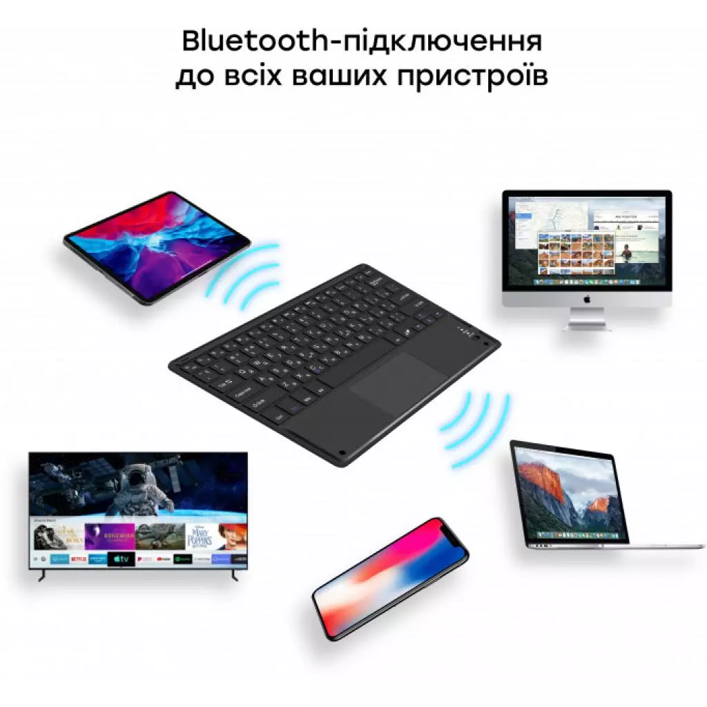 Клавиатура AirOn Easy Tap для Smart TV та планшета (4822352781088) - 8