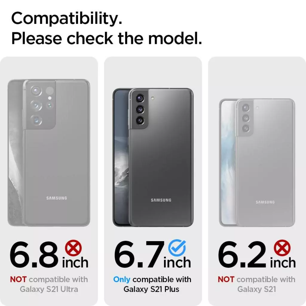 Пленка защитная Spigen Galaxy S21+ NeoFlex Solid HD, Clear (AFL02536) - 7 Пленка защитная Spigen Galaxy S21+ NeoFlex Solid HD, Clear (AFL02536) - 7