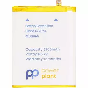 Аккумуляторная батарея для телефона PowerPlant ZTE Blade A7 (2020) 3200mAh (SM130504)