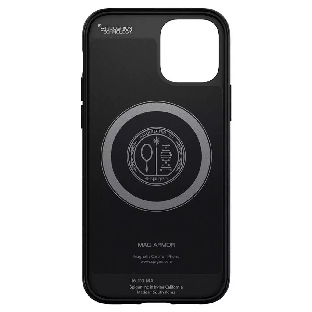 Чехол для моб. телефона Spigen Apple iPhone 12 / 12 Pro Mag Armor, Black (ACS01865) - 2 Чехол для моб. телефона Spigen Apple iPhone 12 / 12 Pro Mag Armor, Black (ACS01865) - 2