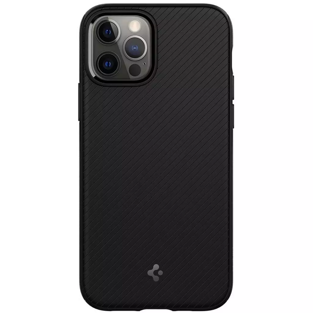 Чехол для моб. телефона Spigen Apple iPhone 12 / 12 Pro Mag Armor, Black (ACS01865)