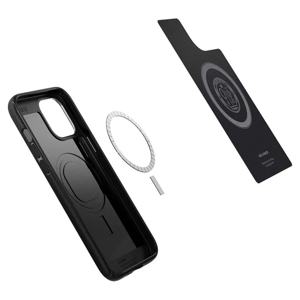 Чехол для моб. телефона Spigen Apple iPhone 12 Pro Max Mag Armor, Black (ACS01864) - 5 Чехол для моб. телефона Spigen Apple iPhone 12 Pro Max Mag Armor, Black (ACS01864) - 5