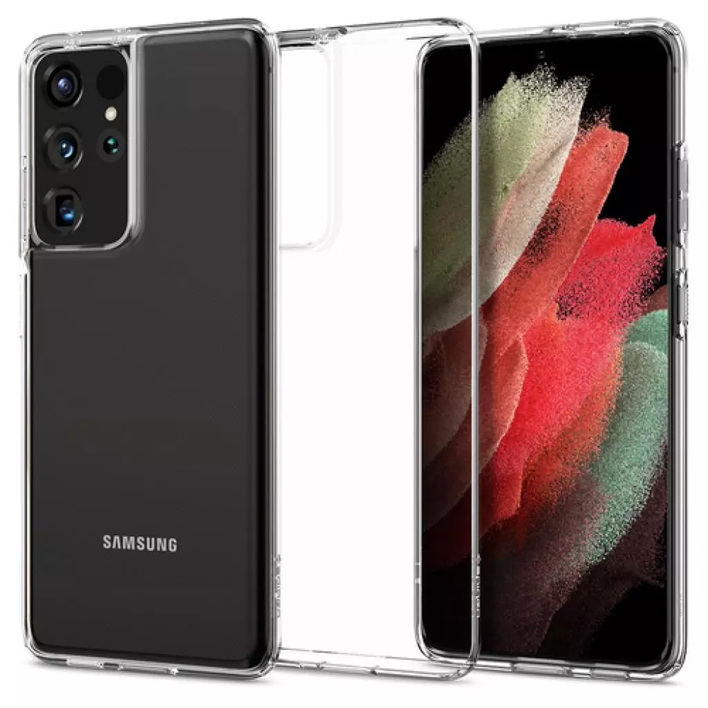 Чехол для моб. телефона Spigen Samsung Galaxy S21 Ultra Crystal Flex, Crystal Clear (ACS02378) - 2 Чехол для моб. телефона Spigen Samsung Galaxy S21 Ultra Crystal Flex, Crystal Clear (ACS02378) - 2