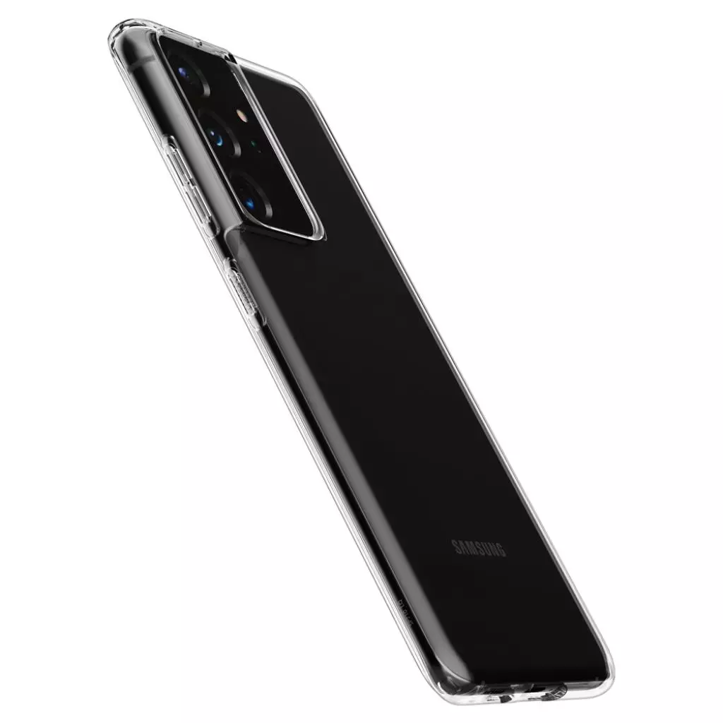 Чехол для моб. телефона Spigen Samsung Galaxy S21 Ultra Crystal Flex, Crystal Clear (ACS02378) - 8 Чехол для моб. телефона Spigen Samsung Galaxy S21 Ultra Crystal Flex, Crystal Clear (ACS02378) - 8