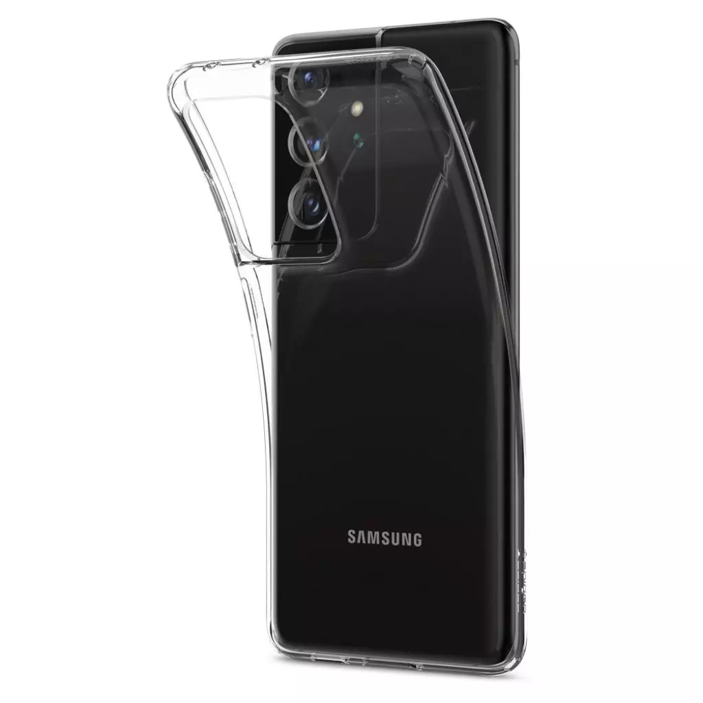 Чехол для моб. телефона Spigen Samsung Galaxy S21 Ultra Crystal Flex, Crystal Clear (ACS02378) - 9 Чехол для моб. телефона Spigen Samsung Galaxy S21 Ultra Crystal Flex, Crystal Clear (ACS02378) - 9