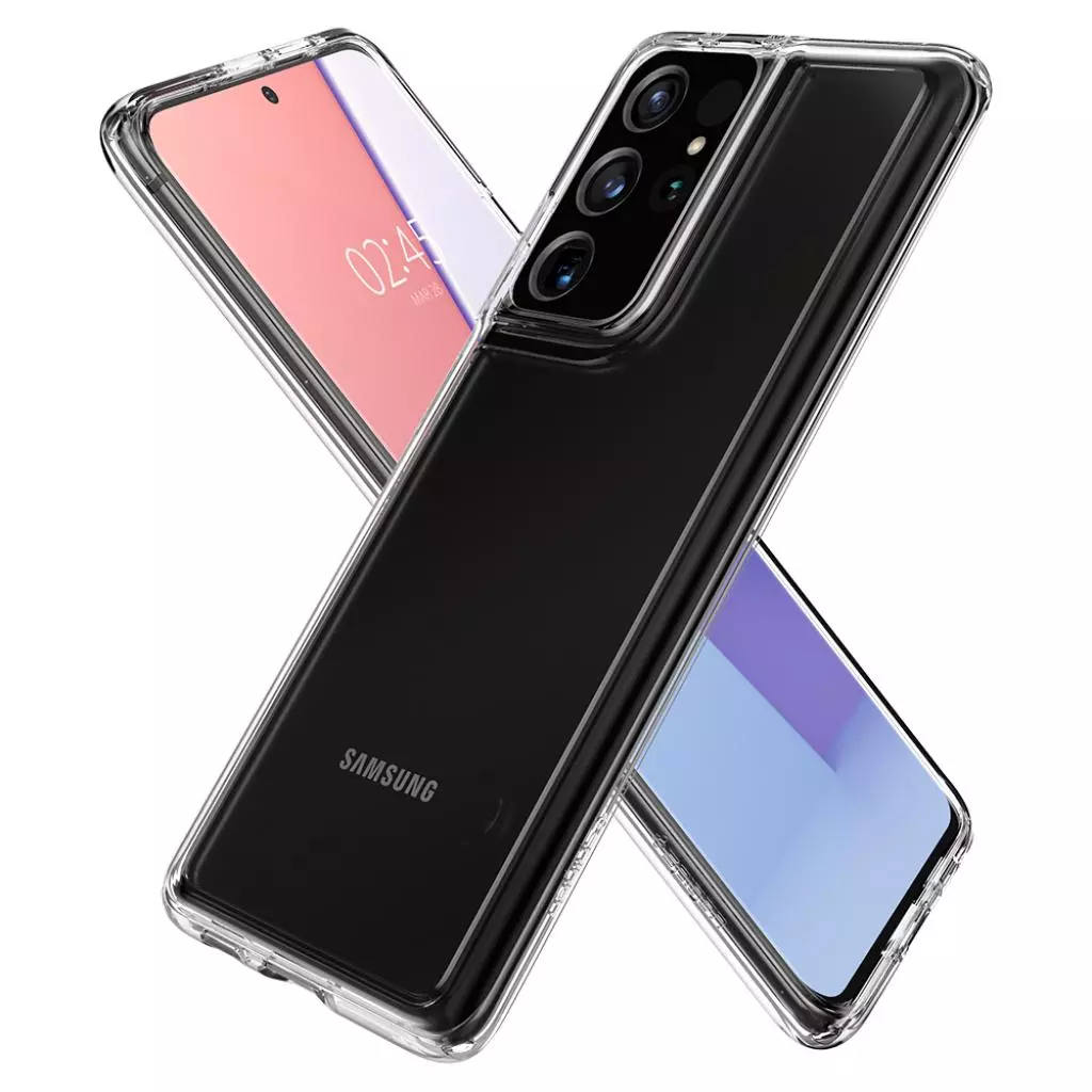 Чехол для моб. телефона Spigen Samsung Galaxy S21 Ultra Crystal Hybrid, Crystal Clear (ACS02379) - 5 Чехол для моб. телефона Spigen Samsung Galaxy S21 Ultra Crystal Hybrid, Crystal Clear (ACS02379) - 5