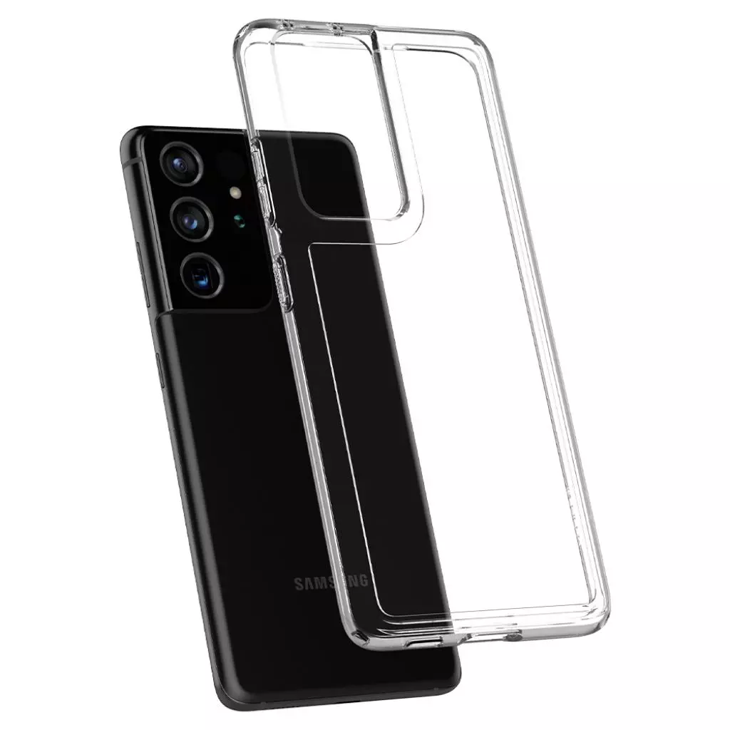 Чехол для моб. телефона Spigen Samsung Galaxy S21 Ultra Crystal Hybrid, Crystal Clear (ACS02379) - 6 Чехол для моб. телефона Spigen Samsung Galaxy S21 Ultra Crystal Hybrid, Crystal Clear (ACS02379) - 6