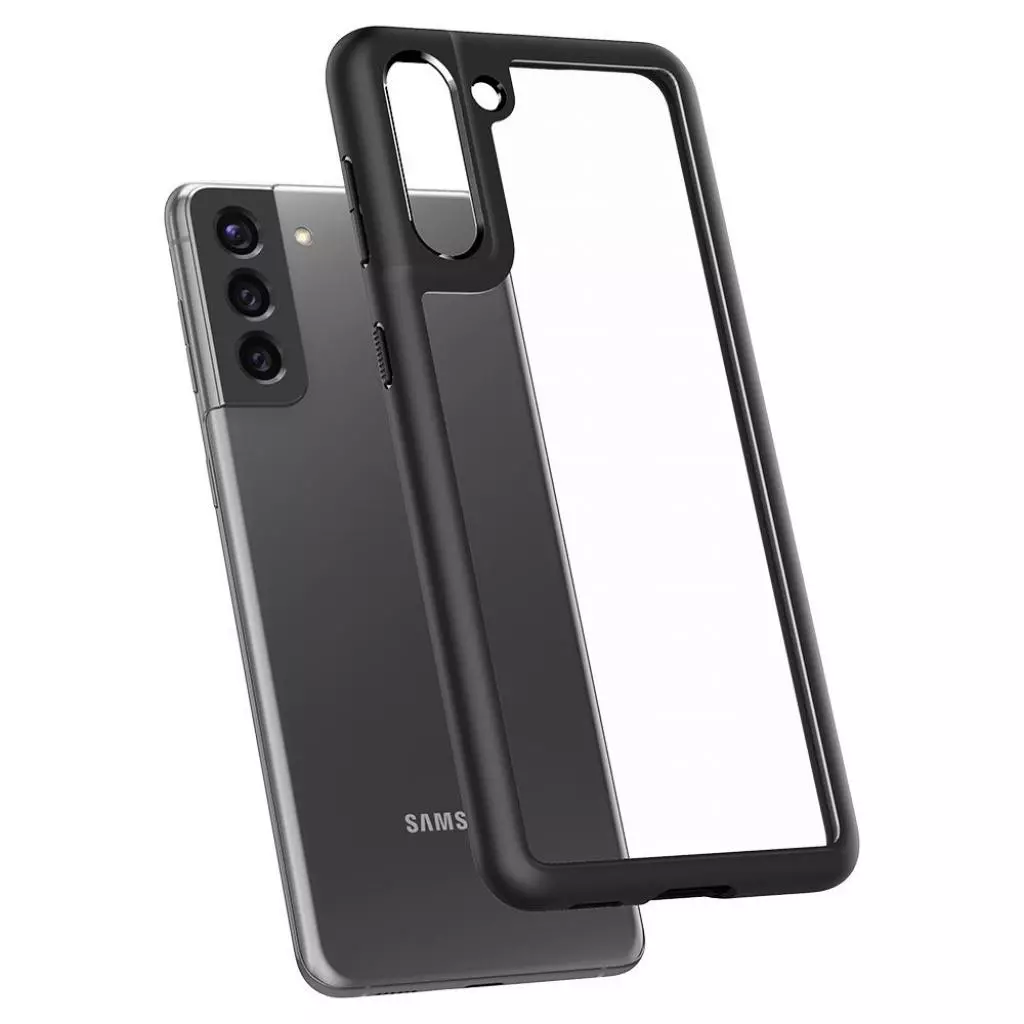 Чехол для моб. телефона Spigen Samsung Galaxy S21 Ultra Hybrid, Matte Black (ACS02424) - 5 Чехол для моб. телефона Spigen Samsung Galaxy S21 Ultra Hybrid, Matte Black (ACS02424) - 5