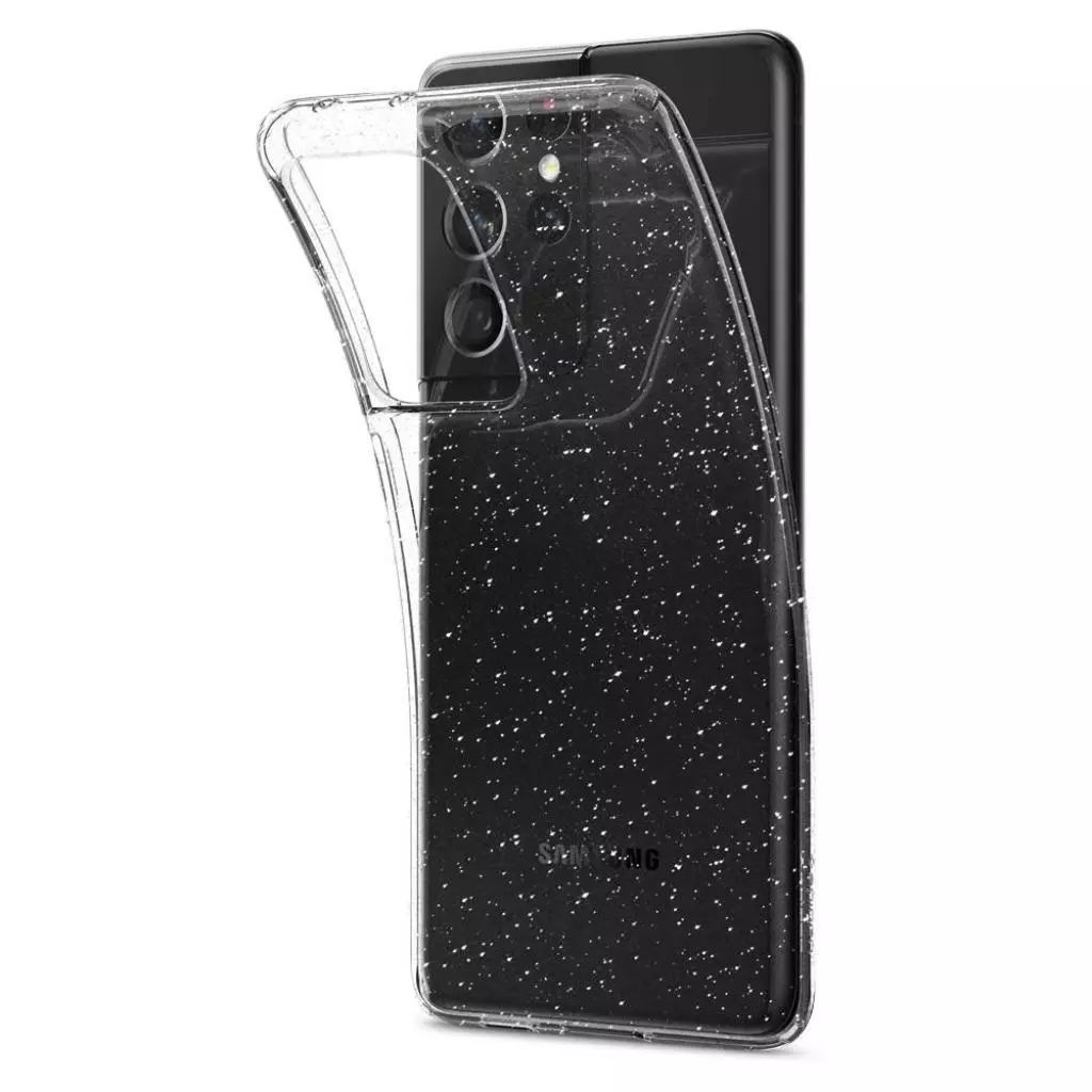 Чехол для моб. телефона Spigen Samsung Galaxy S21 Ultra Liquid Crystal Glitter, Crystal Qua (ACS02348) - 4 Чехол для моб. телефона Spigen Samsung Galaxy S21 Ultra Liquid Crystal Glitter, Crystal Qua (ACS02348) - 4