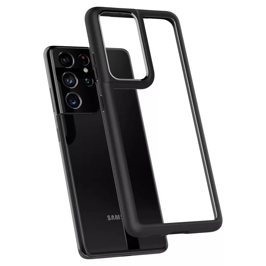 Чехол для моб. телефона Spigen Samsung Galaxy S21 Ultra Ultra Hybrid, Matte Black (ACS02352) - 3 Чехол для моб. телефона Spigen Samsung Galaxy S21 Ultra Ultra Hybrid, Matte Black (ACS02352) - 3
