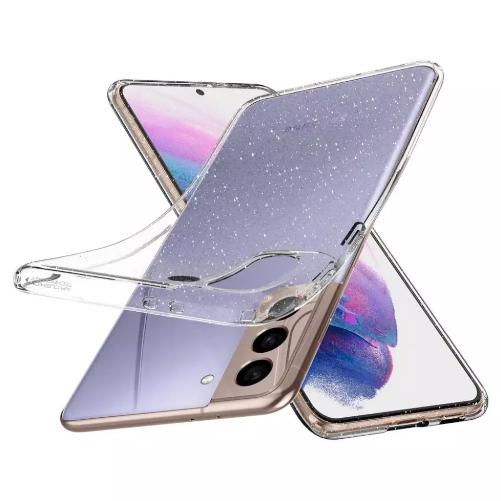 Чехол для моб. телефона Spigen Samsung Galaxy S21+ Liquid Crystal Glitter, Crystal Quartz (ACS02384) - 3 Чехол для моб. телефона Spigen Samsung Galaxy S21+ Liquid Crystal Glitter, Crystal Quartz (ACS02384) - 3