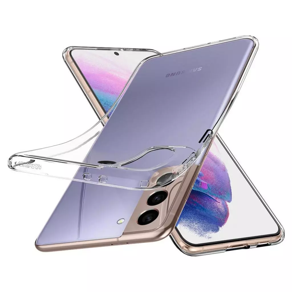 Чехол для моб. телефона Spigen Samsung Galaxy S21+ Liquid Crystal, Crystal Clear (ACS02383) - 4 Чехол для моб. телефона Spigen Samsung Galaxy S21+ Liquid Crystal, Crystal Clear (ACS02383) - 4