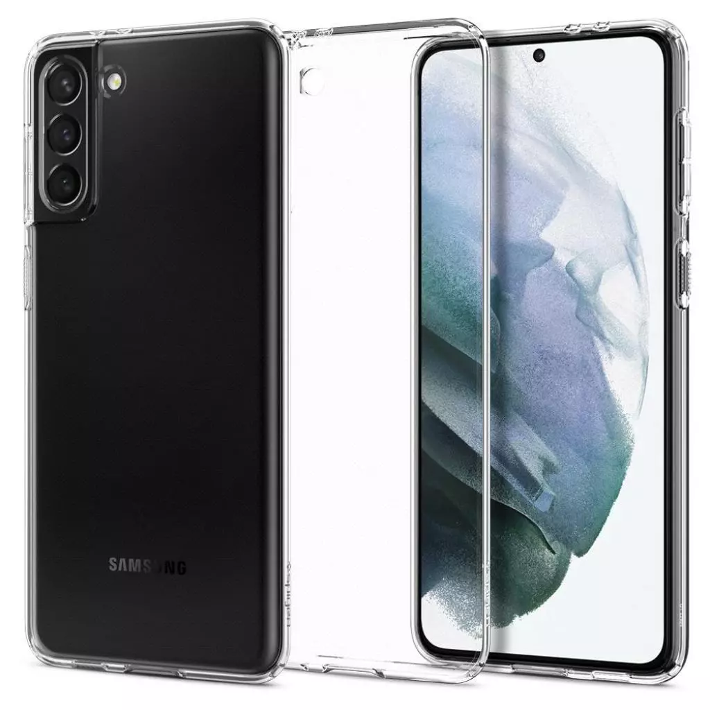 Чехол для моб. телефона Spigen Samsung Galaxy S21+ Liquid Crystal, Crystal Clear (ACS02383) - 8 Чехол для моб. телефона Spigen Samsung Galaxy S21+ Liquid Crystal, Crystal Clear (ACS02383) - 8