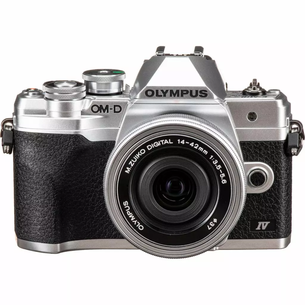 Цифровой фотоаппарат Olympus E-M10 mark IV Pancake Zoom 14-42 Kit silver/silver (V207132SE000) - 2