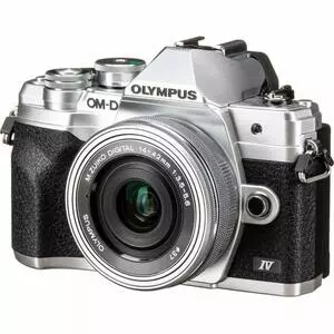 Цифровой фотоаппарат Olympus E-M10 mark IV Pancake Zoom 14-42 Kit silver/silver (V207132SE000)