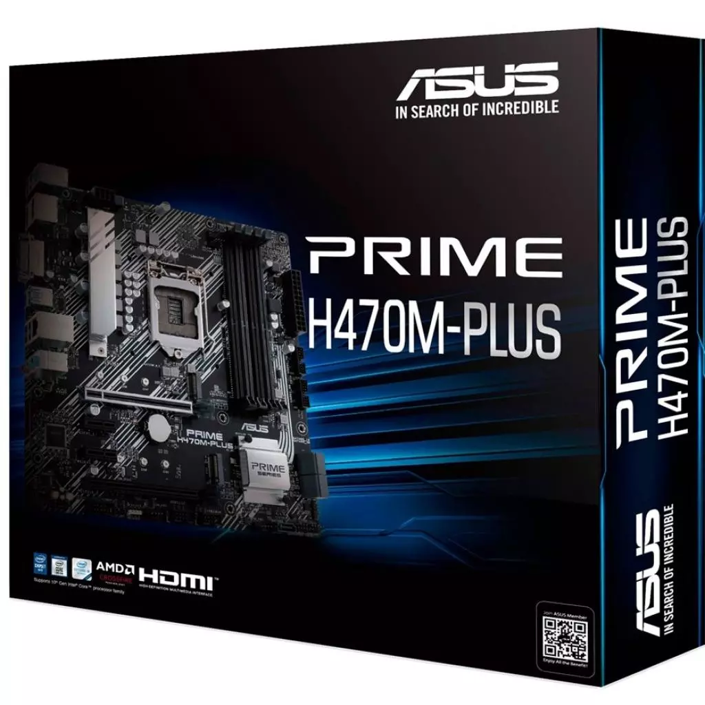 Материнская плата ASUS PRIME H470M-PLUS - 7 Материнская плата ASUS PRIME H470M-PLUS - 7
