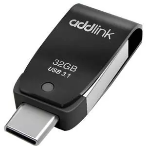 USB флеш накопитель AddLink 32GB T65 Black USB 3.1/Type-C (ad32GBT65G3)