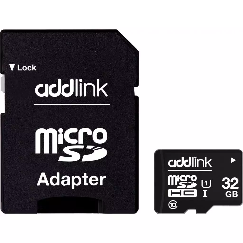 Карта памяти AddLink 32GB microSDHC class 10 UHS-I U1 (ad32GBMSH310A)