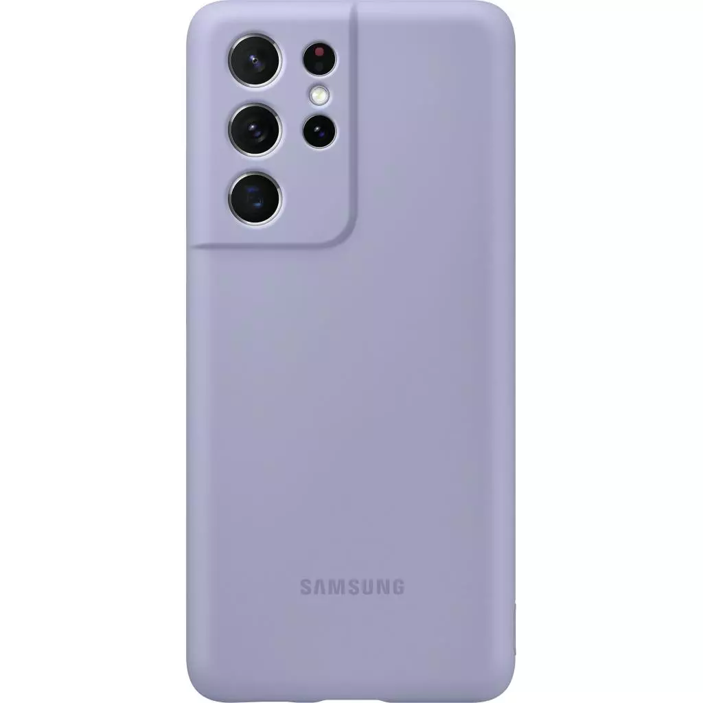 Чехол для моб. телефона Samsung Silicone Cover Samsung Galaxy S21 Ultra Violet (EF-PG998TVEGRU)
