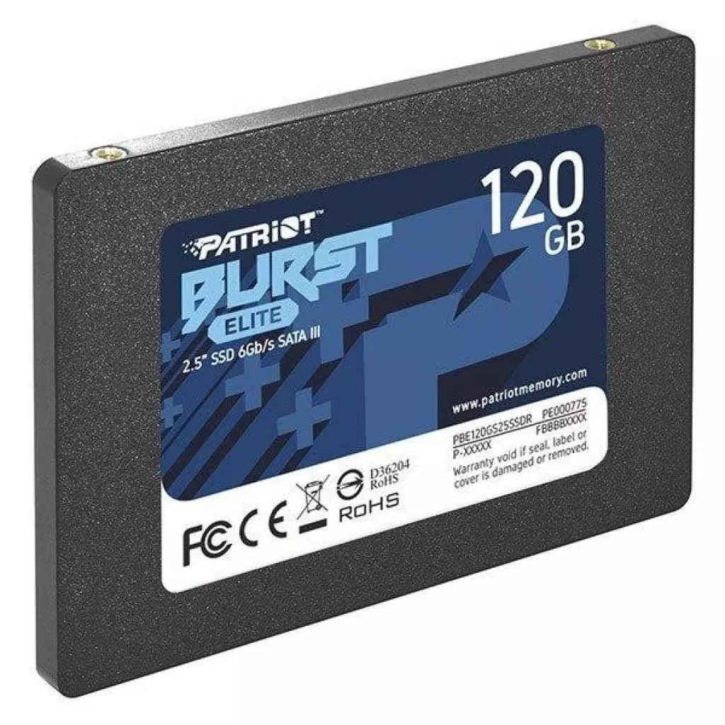 Накопитель SSD 2.5" 120GB Burst Elite Patriot (PBE120GS25SSDR) - 1 Накопитель SSD 2.5" 120GB Burst Elite Patriot (PBE120GS25SSDR) - 1