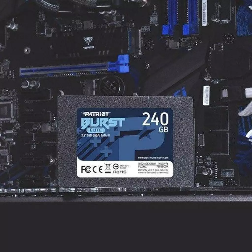 Накопитель SSD 2.5" 240GB Burst Elite Patriot (PBE240GS25SSDR) - 4 Накопитель SSD 2.5" 240GB Burst Elite Patriot (PBE240GS25SSDR) - 4