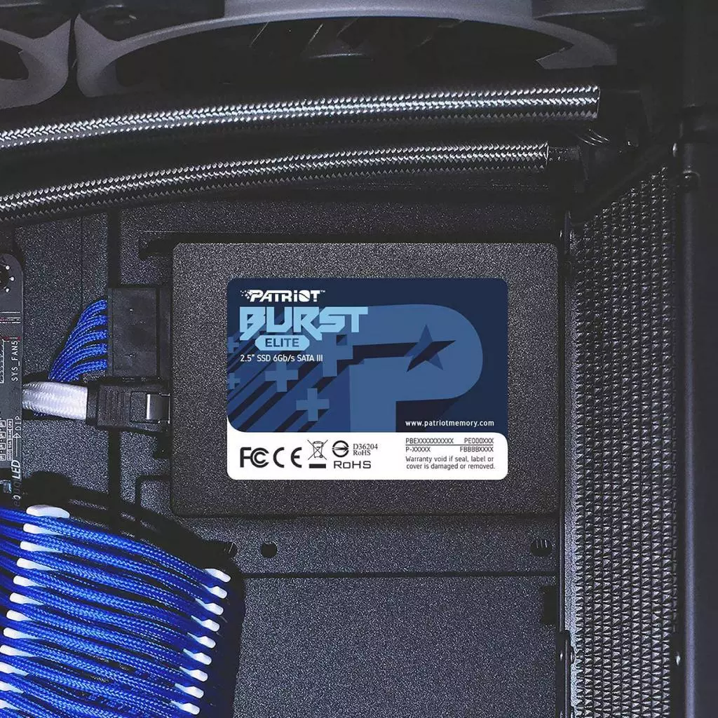 Накопитель SSD 2.5" 240GB Burst Elite Patriot (PBE240GS25SSDR) - 5 Накопитель SSD 2.5" 240GB Burst Elite Patriot (PBE240GS25SSDR) - 5