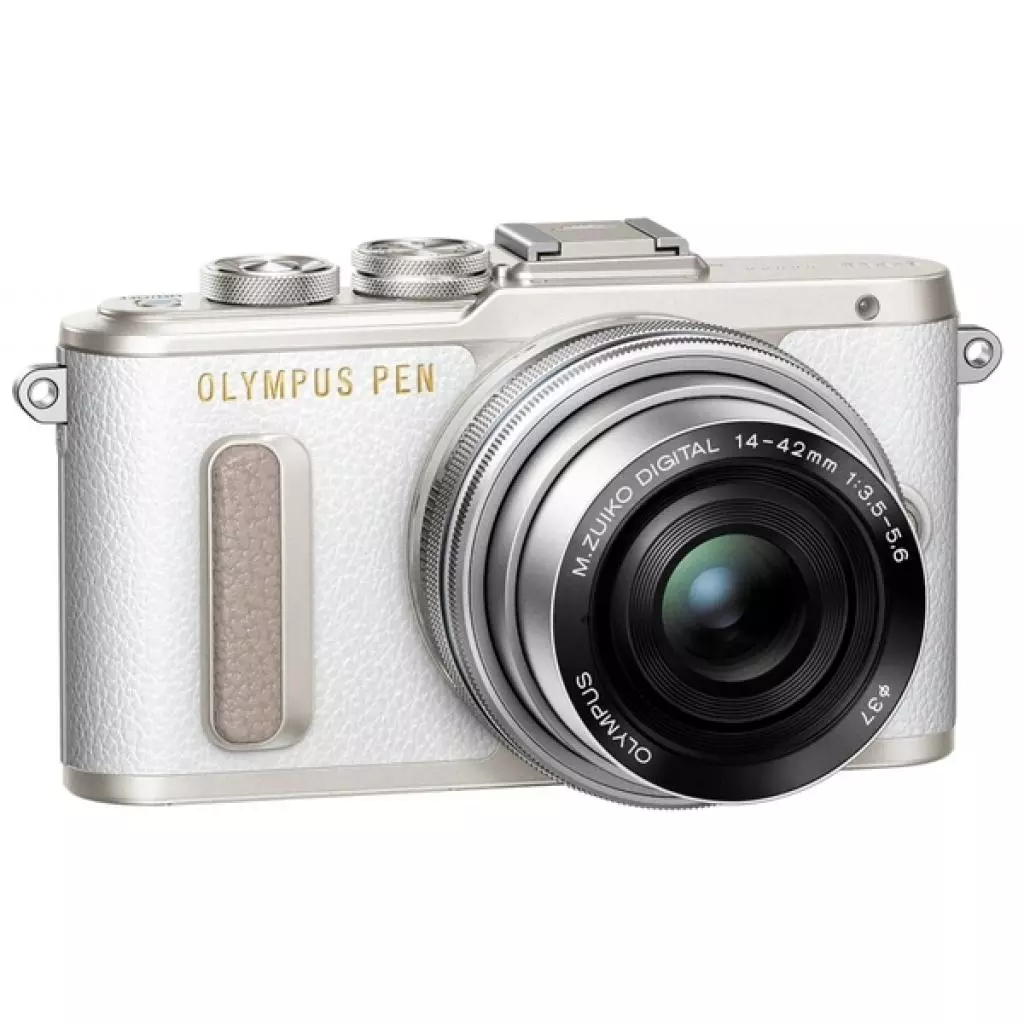 Цифровой фотоаппарат Olympus E-PL8 14-42 mm Pancake Zoom Kit white/silver (V205082WE000) - 2