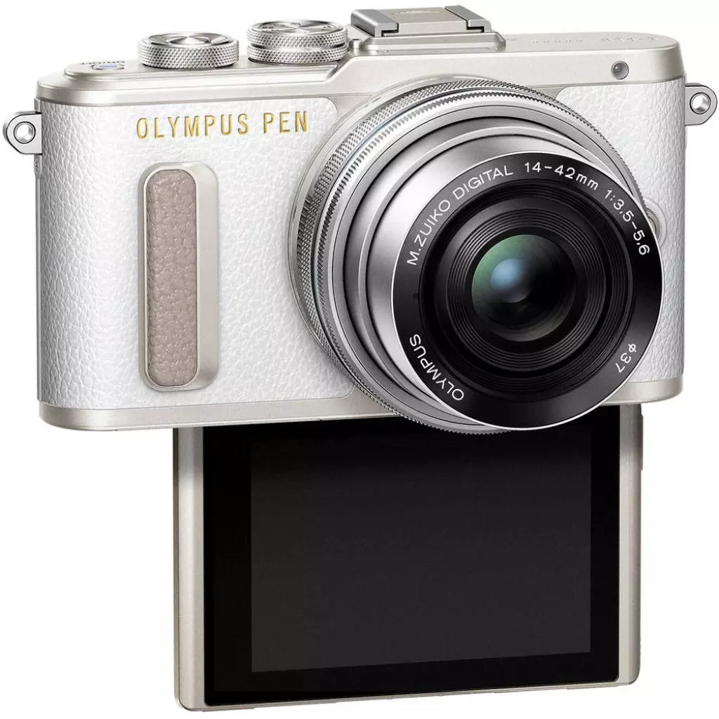 Цифровой фотоаппарат Olympus E-PL8 14-42 mm Pancake Zoom Kit white/silver (V205082WE000) - 6