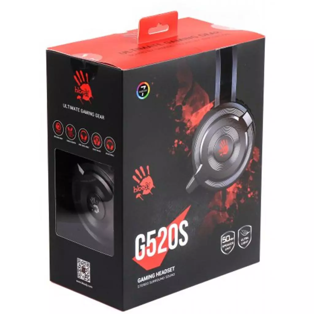 Наушники A4Tech Bloody G520S Grey - 3 Наушники A4Tech Bloody G520S Grey - 3