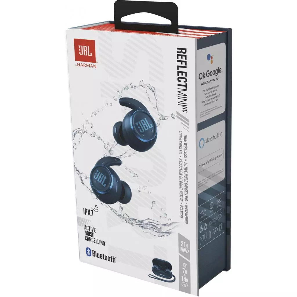 Наушники JBL Reflect Mini NC Blue (JBLREFLMININCBLU) - 8 Наушники JBL Reflect Mini NC Blue (JBLREFLMININCBLU) - 8
