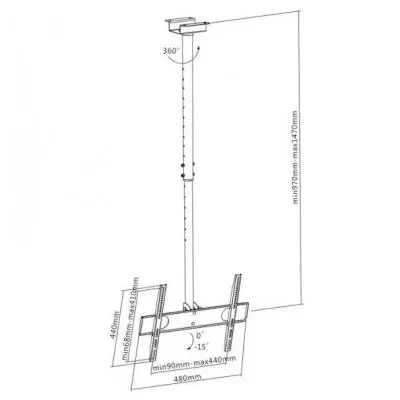 Кронштейн ITech CELB 44R - 1 Кронштейн ITech CELB 44R - 1