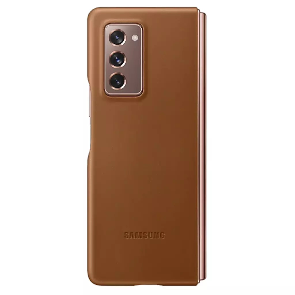 Чехол для моб. телефона Samsung Z Fold 2/EF-VF916LAEGRU - Leather Cover (Brown) (EF-VF916LAEGRU) - 1 Чехол для моб. телефона Samsung Z Fold 2/EF-VF916LAEGRU - Leather Cover (Brown) (EF-VF916LAEGRU) - 1