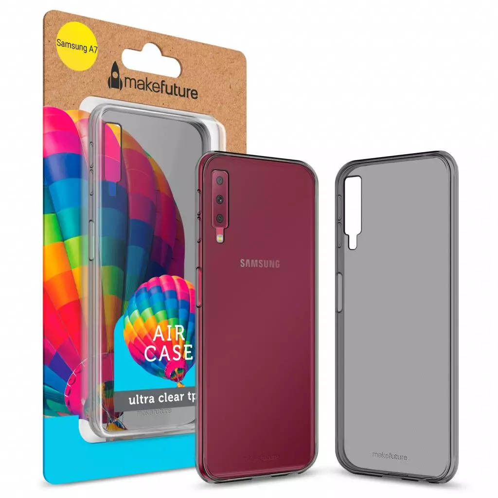 Чехол для моб. телефона MakeFuture Air Case (TPU) Samsung A7 2018 (A750) Black (MCA-SA750BK)