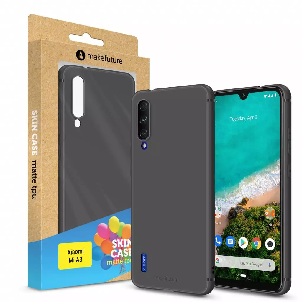 Чехол для моб. телефона MakeFuture Skin Case Xiaomi Mi A3 Black (MCK-XMA3BK)
