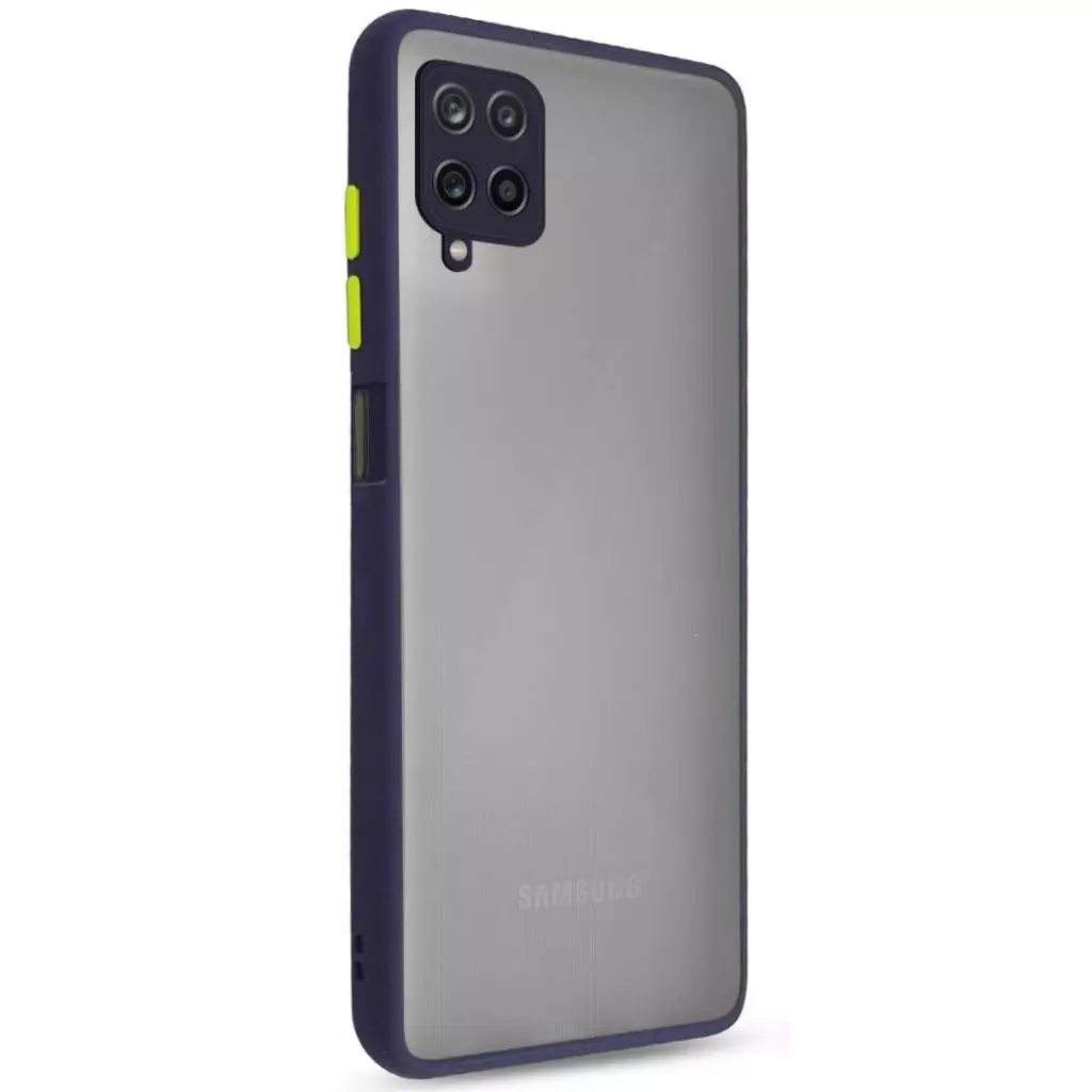 Чехол для моб. телефона MakeFuture Samsung A12 Frame (Matte PC+TPU) Blue (MCMF-SA12BL) - 1 Чехол для моб. телефона MakeFuture Samsung A12 Frame (Matte PC+TPU) Blue (MCMF-SA12BL) - 1