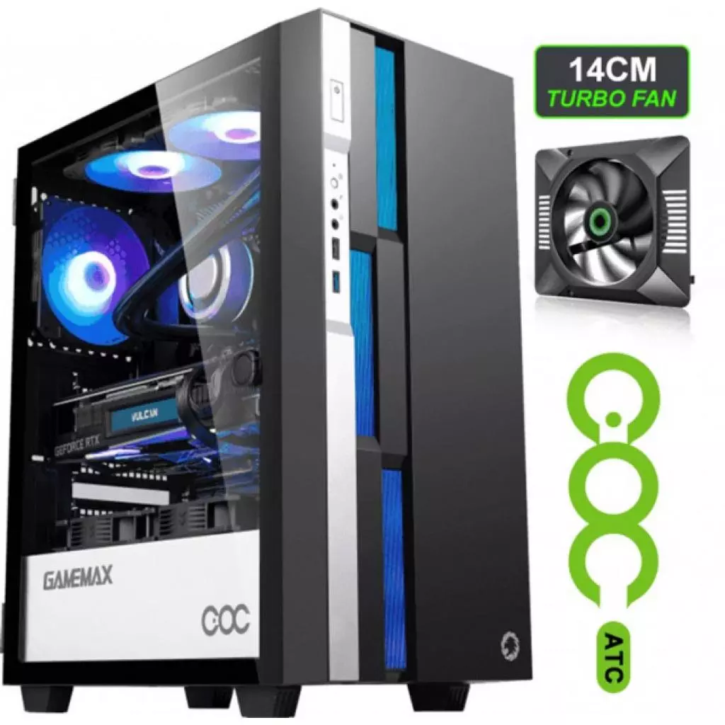 Корпус Gamemax Brufen C3 BW - 5 Корпус Gamemax Brufen C3 BW - 5