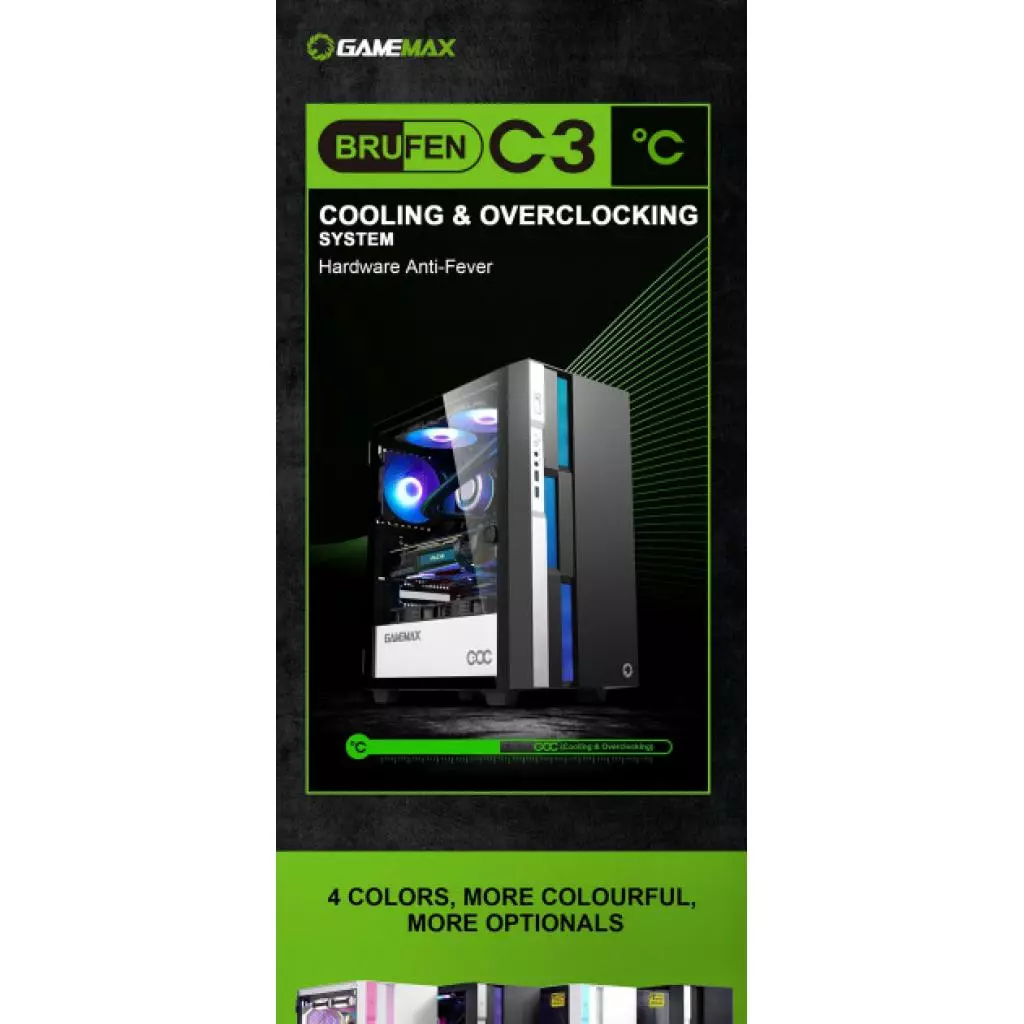 Корпус Gamemax Brufen C3 BW - 10 Корпус Gamemax Brufen C3 BW - 10