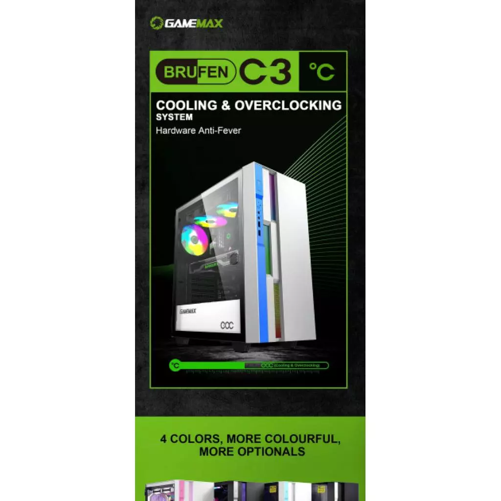 Корпус Gamemax Brufen C3 WB - 3 Корпус Gamemax Brufen C3 WB - 3