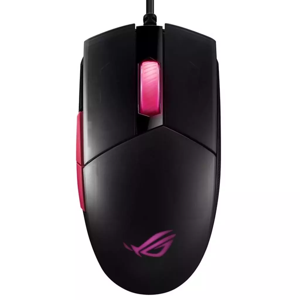 Мышка ASUS ROG Strix Impact II Electro Punk RGB Black (90MP01U0-BMUA00) - 1 Мышка ASUS ROG Strix Impact II Electro Punk RGB Black (90MP01U0-BMUA00) - 1