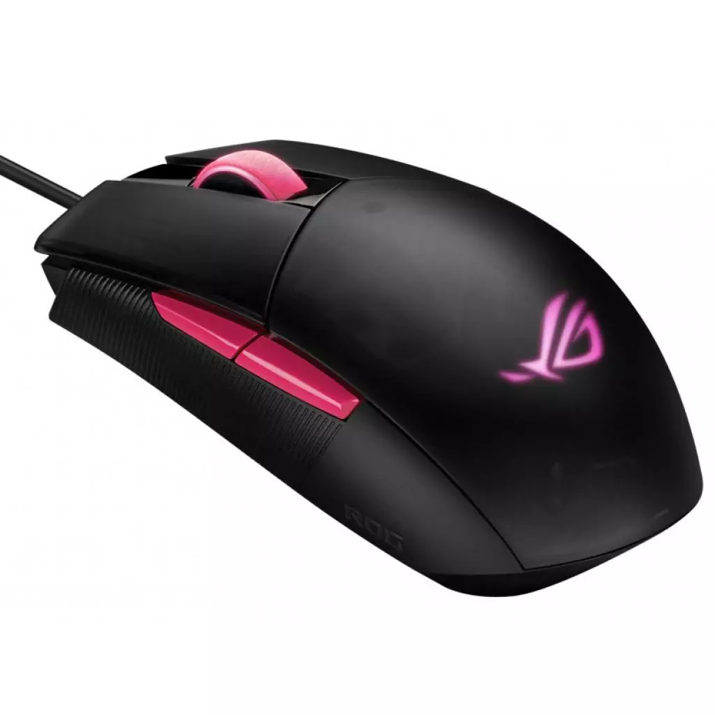 Мышка ASUS ROG Strix Impact II Electro Punk RGB Black (90MP01U0-BMUA00) - 3 Мышка ASUS ROG Strix Impact II Electro Punk RGB Black (90MP01U0-BMUA00) - 3