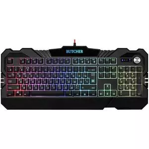 Клавиатура Defender Butcher GK-193DL RGB USB RU Black (45193)