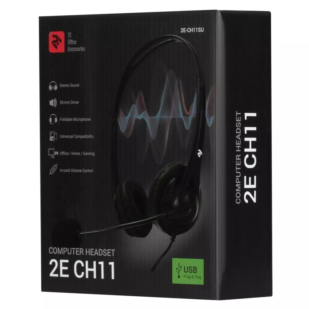 Наушники 2E CH11 3.5mm / 2*3.5mm (2E-CH11SJ) - 6 Наушники 2E CH11 3.5mm / 2*3.5mm (2E-CH11SJ) - 6