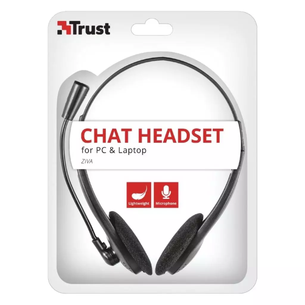 Наушники Trust Ziva Chat 3.5mm Black (21517) - 4 Наушники Trust Ziva Chat 3.5mm Black (21517) - 4