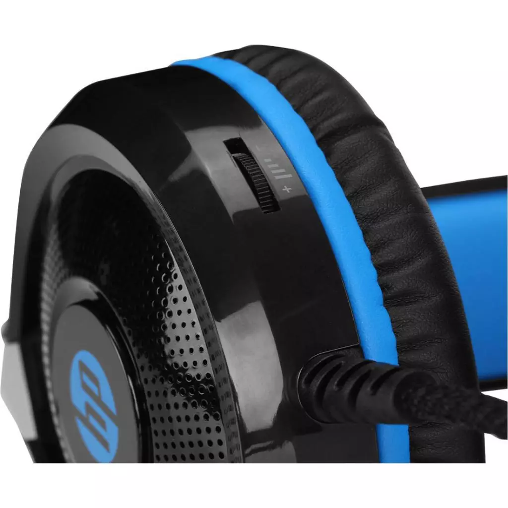 Наушники HP DHE-8010 Gaming Blue LED Black (DHE-8010) - 3 Наушники HP DHE-8010 Gaming Blue LED Black (DHE-8010) - 3